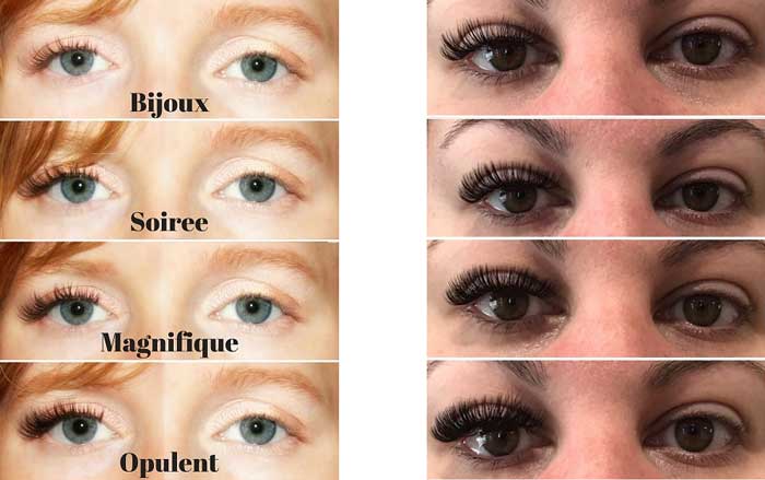 Type of Eyelash Extension Styles