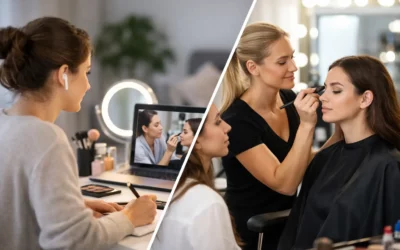 Online vs In Person Beauty Training