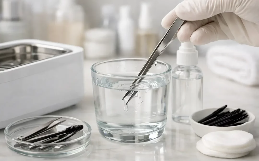 How to Sanitize Lash Tools Properly